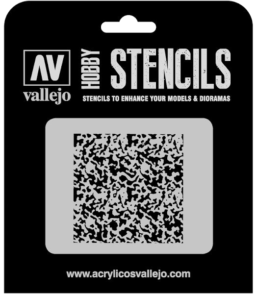 Vallejo: Stencil - Weathered Paint 1/72