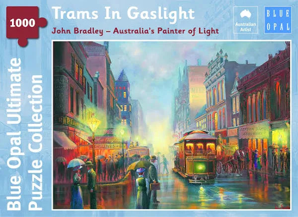 Blue Opal: Trams in Gaslight 1000pc