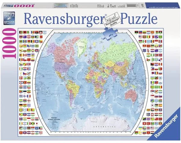 Ravensburger: Political World Map 1000pc