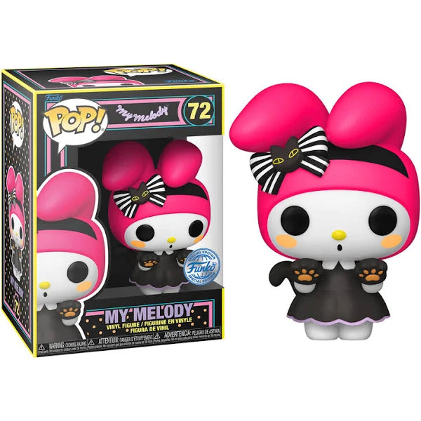 Funko: Hello Kitty - My Melody US Exclusive Blacklight 72 Pop!