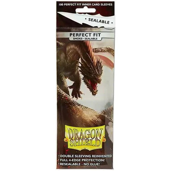 Dragon Shield: Perfect Fit (100) Sealable Smoke