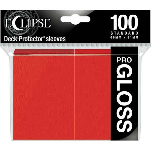 Ultra Pro: Eclipse Deck Protector - Gloss - 100ct (Red)