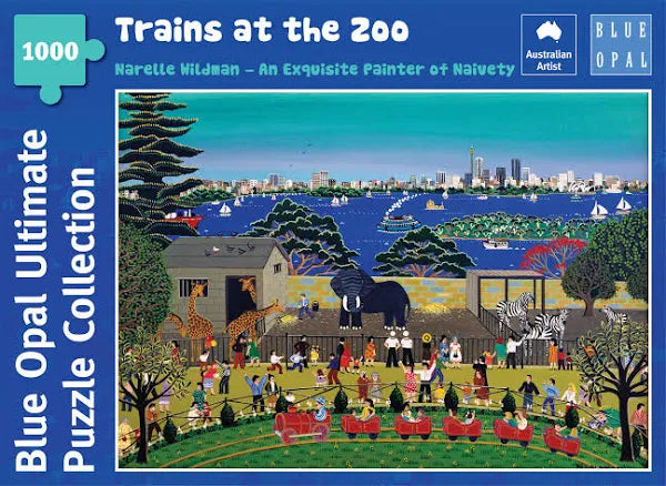 Blue Opal: Trains at the Zoo 1000pc