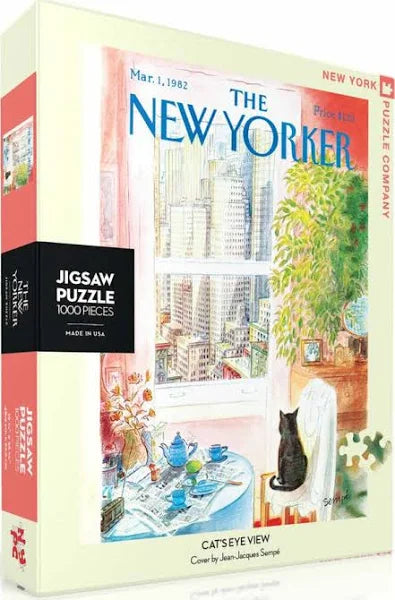 New York Puzzle Company: Cat’s Eye View 1000pc