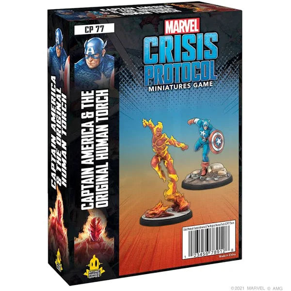 Marvel Crisis Protocol: Captain America & The Original Human Torch