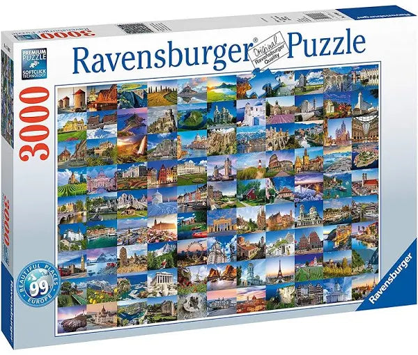 Ravensburger: 99 Beautiful Places in Europe 3000pc