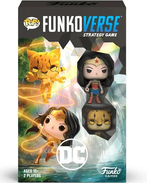 Funkoverse Strategy Game: DC Wonder Woman & Cheetah