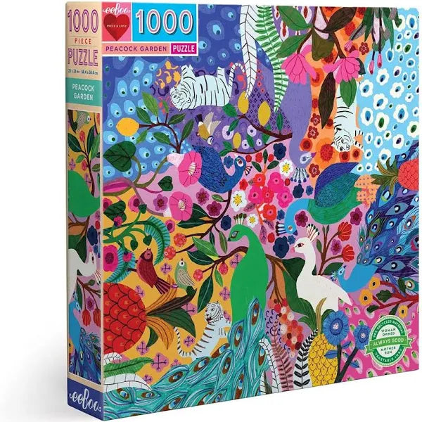Eeboo: Peacock Garden 1000pc
