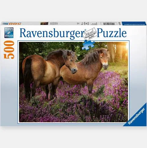 Ravensburger: Ponies in the Flowers 500pc
