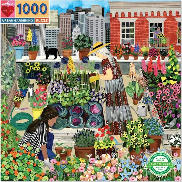 Eeboo: Urban Gardening 1000pc