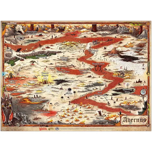 Dungeons & Dragons 5th Edition: Descent Into Avernus Map