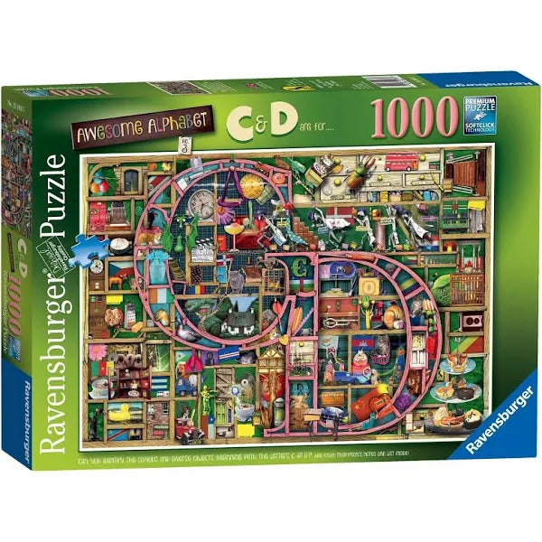 Ravensburger: Awesome Alphabet C&D 1000pc