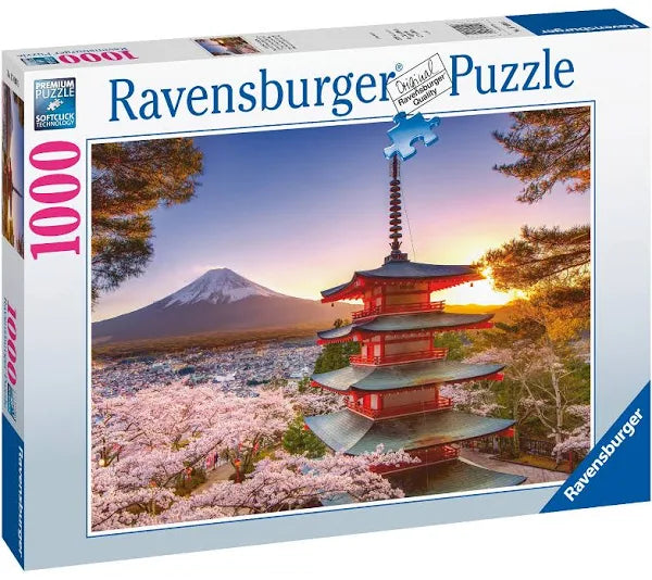 Ravensburger: Mount Fuji Cherry Blossom Veiw 1000pc