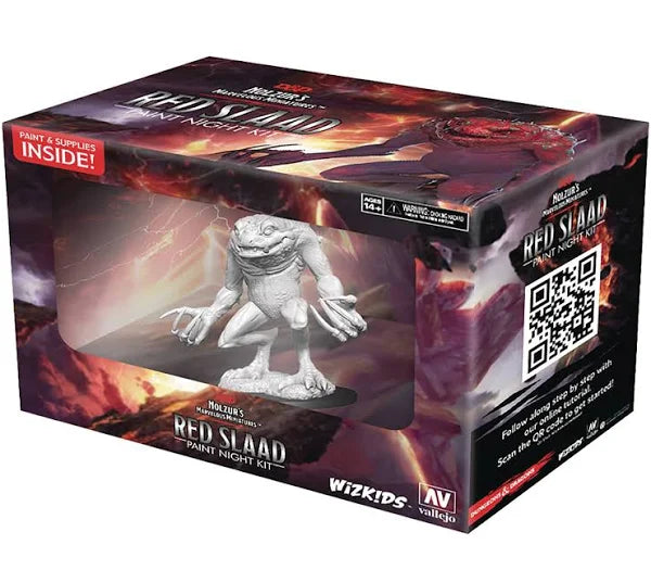 Nolzur's Marvelous Miniatures: Red Slaad Paint Night Kit