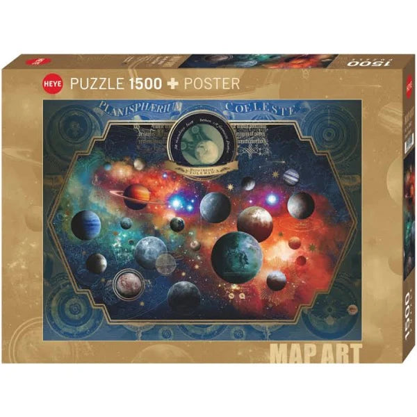 Heye: Map Art - Space World 1500pc