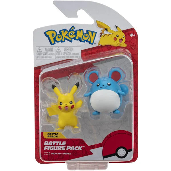 Pokemon: Battle Figure Pack - Pikachu & Marill
