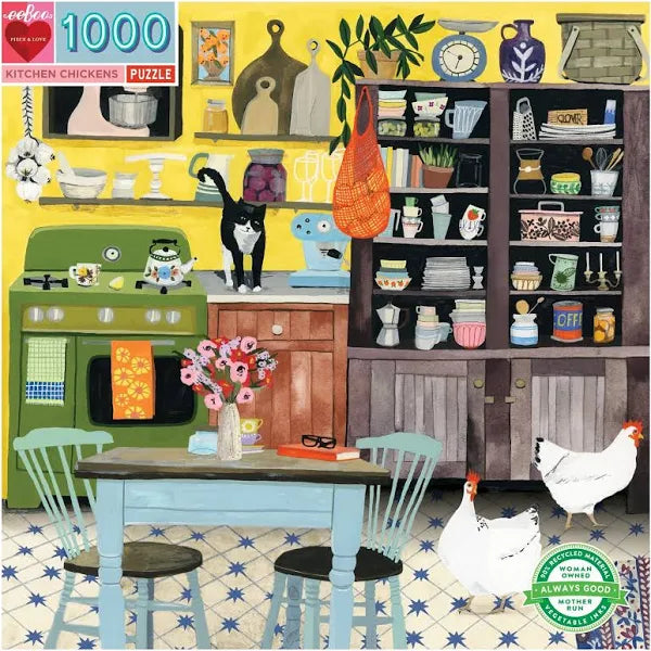 Eeboo: Kitchen Chickens 1000pc