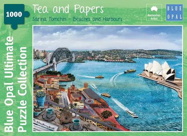Blue Opal: Tea and Papers 1000pc