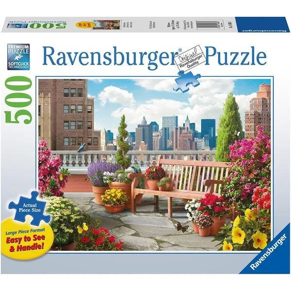 Ravensburger: Rooftop Garden 500pc