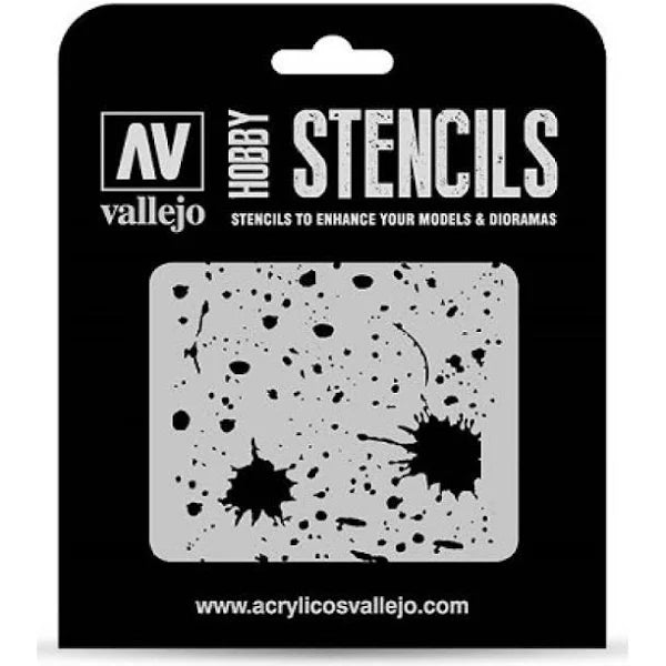 Vallejo: Stencil - Splash & Stains