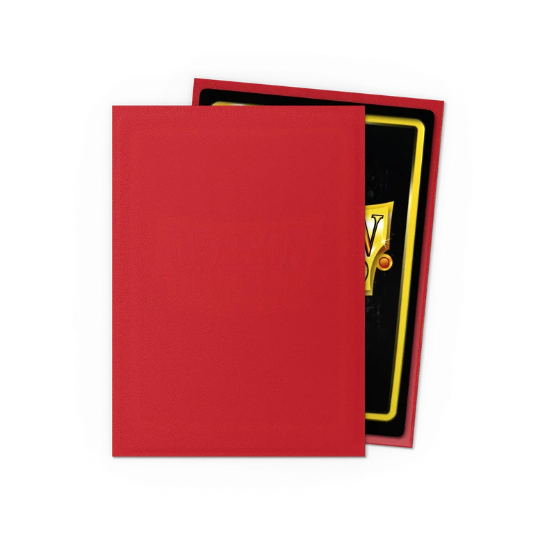 Dragon Shield: Matte Sleeves (100) - Ruby