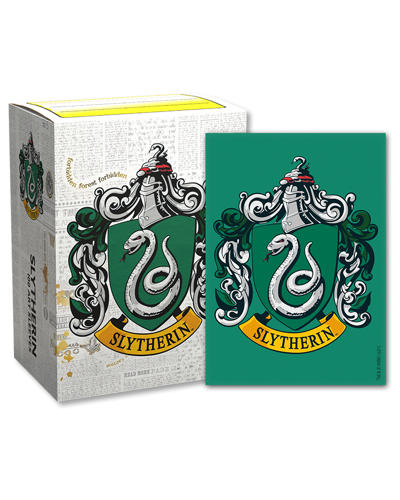 Dragon Shield: Brushed Art Sleeves (100) Slytherin