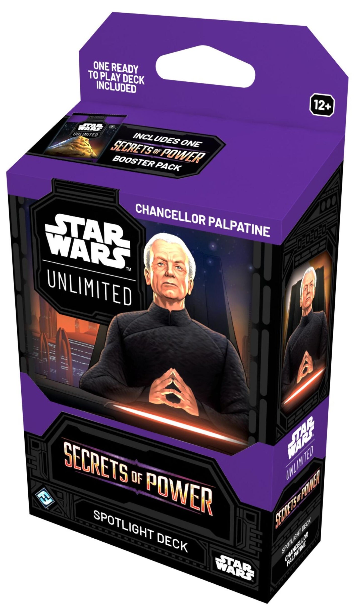 Star Wars Unlimited - Secrets of Power Chancellor Palpatine Spotlight Deck - Preorder