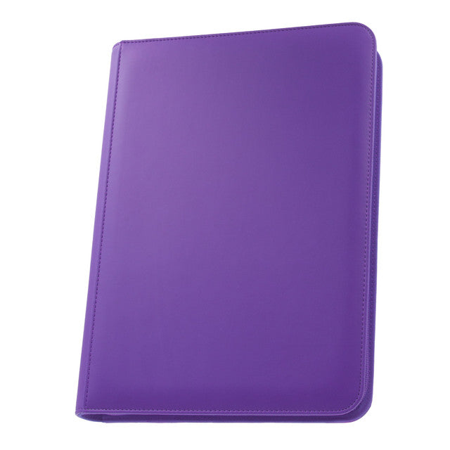 Palms Off: STEALTH 9 Pocket Zip Binder - Purple