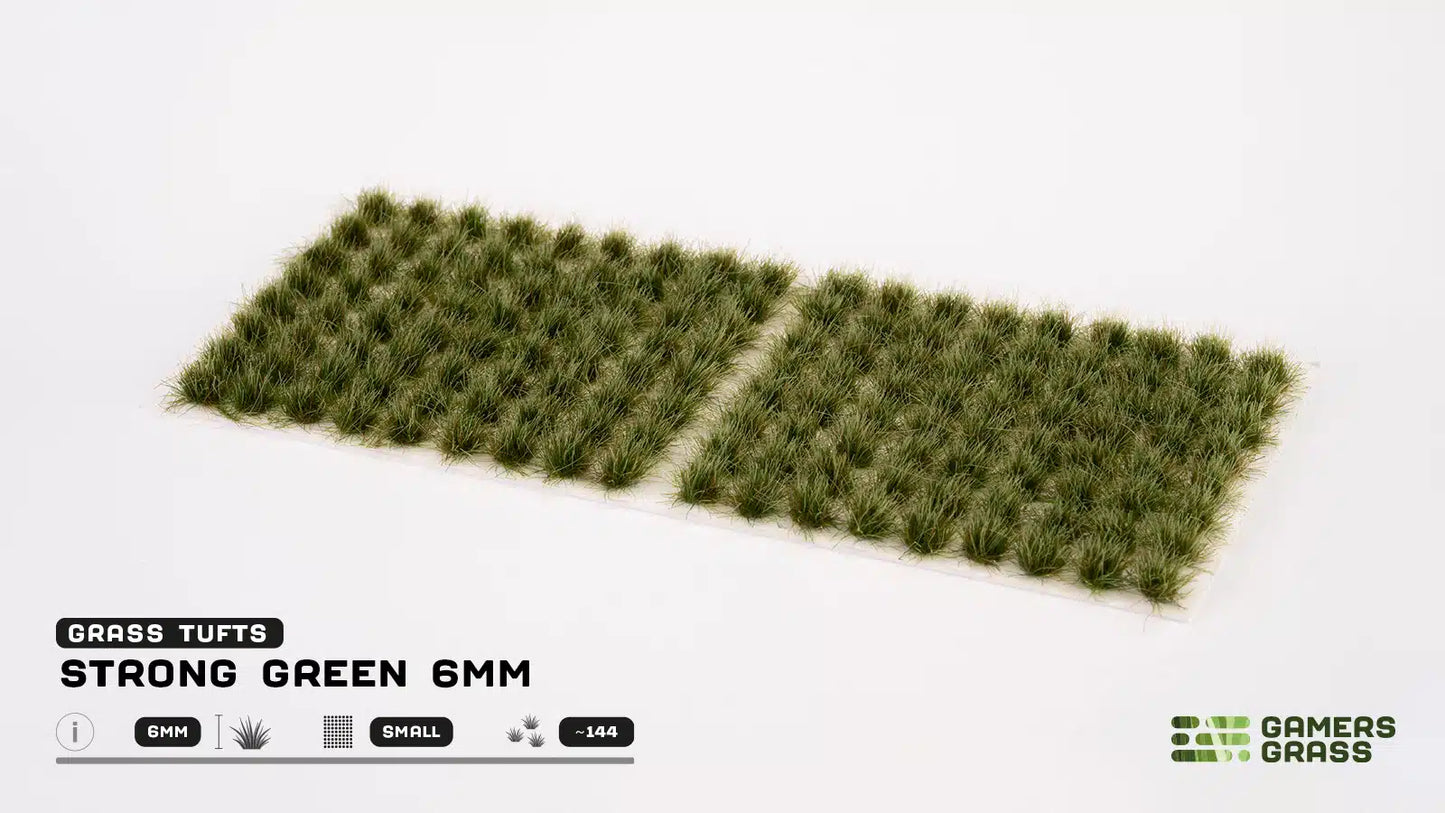 Gamers Grass: Dense Green Tufts 6mm