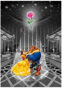 Tenyo Disney Beauty & the Beast Magic of Love Frost Art Puzzle 500pc