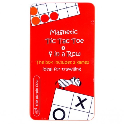 Purple Cow: Magnetic Tic Tac Toe + 4 in a row