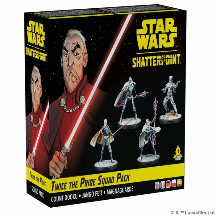 Star Wars Shatterpoint: Twice the Pride Count Dooku Squad Pack