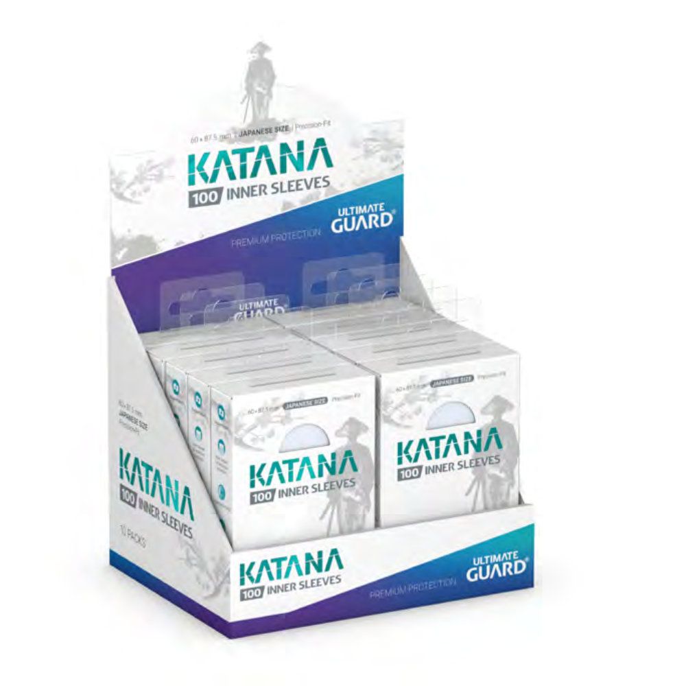 Ultimate Guard: Katana Inner Sleeves Japanese Size Transparent (100)