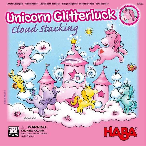 HABA: Unicorn Gliterluck: Cloud Stacking