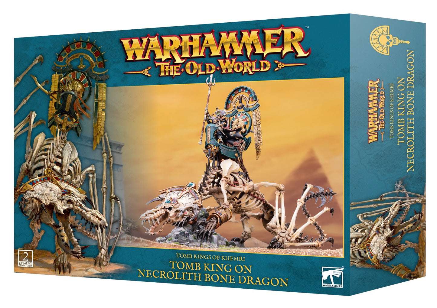 Old World: Tomb Kings of Khemri King/Priest on Necrolith Bone Dragon