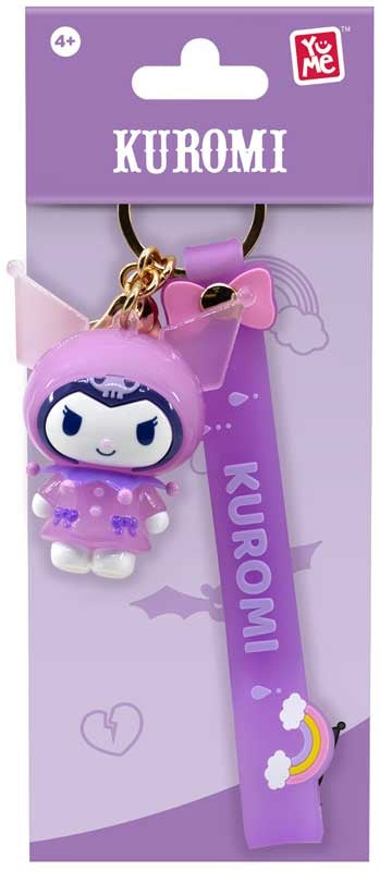 Hello Kitty YuMe Keychain Raincoat Collection - Kuromi