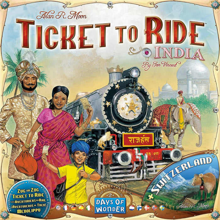 Ticket to Ride: India & Switzerland