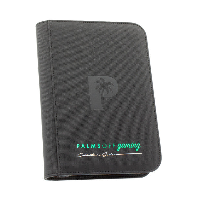 Palms Off: Collector's Series 4 Pocket Zip Binder - Black