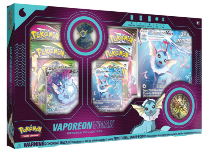 Pokemon: Eevee VMAX Premium Collection Vaporeon