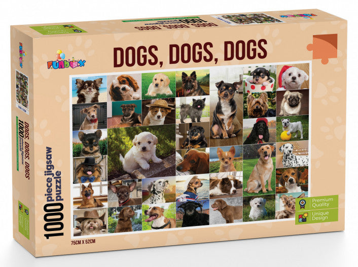 Funbox Jigsaw: Dogs, Dogs, Dogs 1000pc