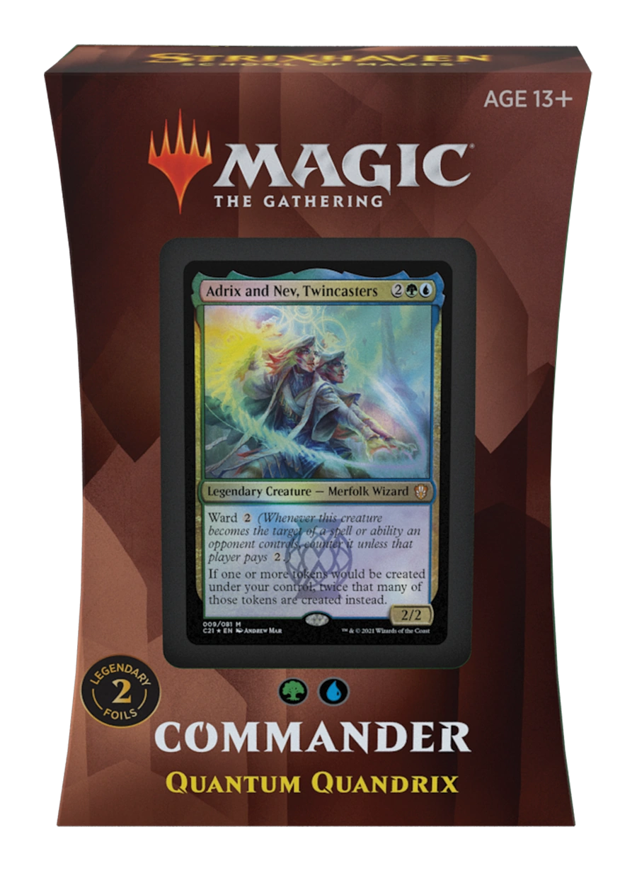 MTG: Strixhaven: School of Mages Commander Deck Quantum Quandrix