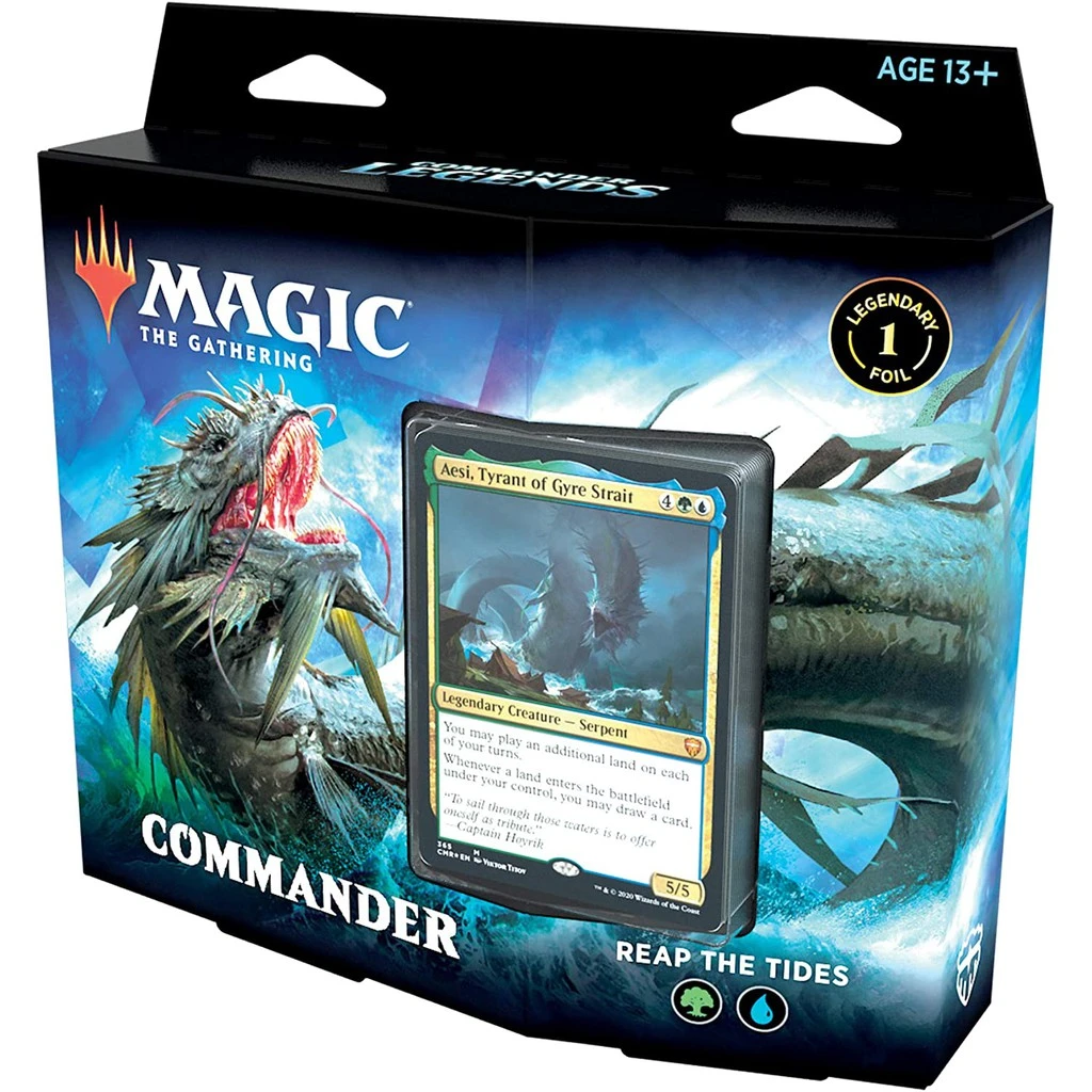 MTG: Commander Legends Commander Deck Reap the Tides