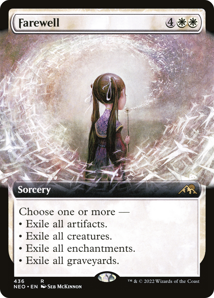 Farewell (Extended Art) [Kamigawa: Neon Dynasty]