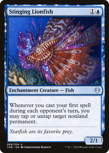 Stinging Lionfish [Theros Beyond Death]