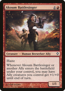 Akoum Battlesinger [Worldwake]
