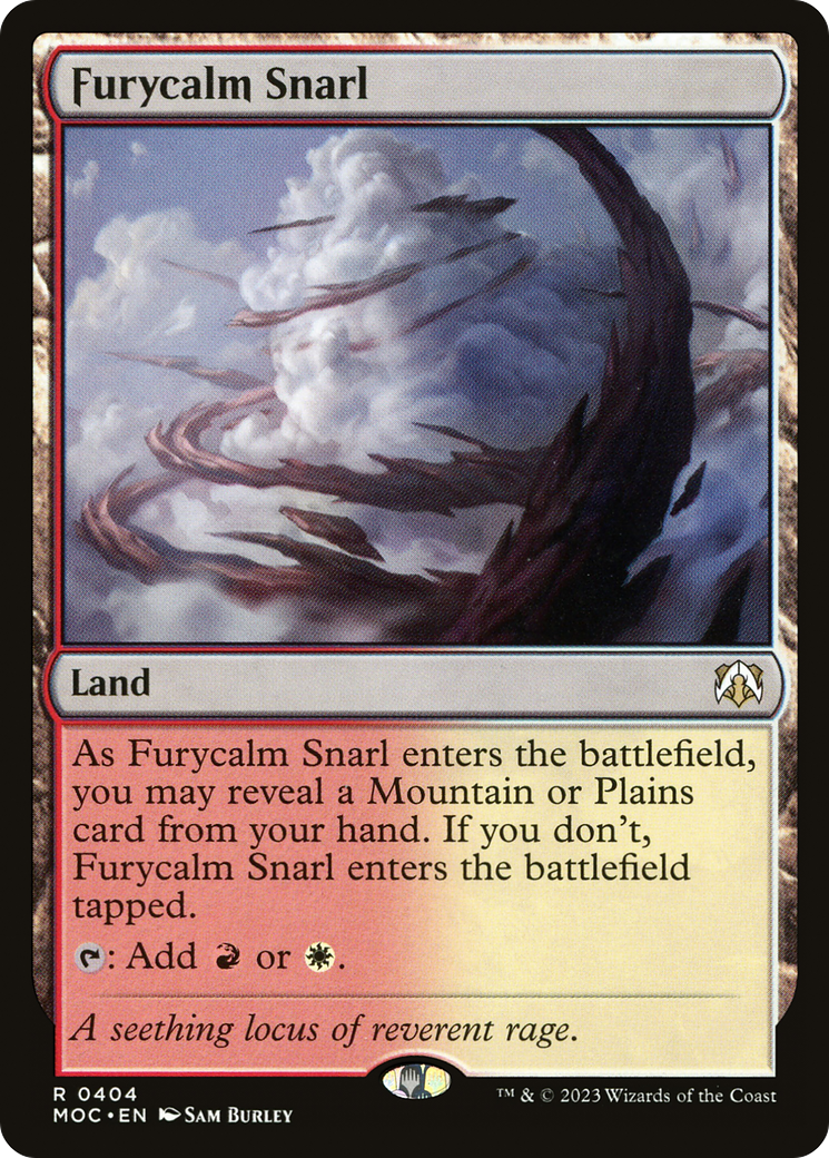 Furycalm Snarl [March of the Machine Commander]