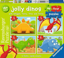 Ravensburger: Jolly Dinos My First Puzzle 2/3/4/5pc