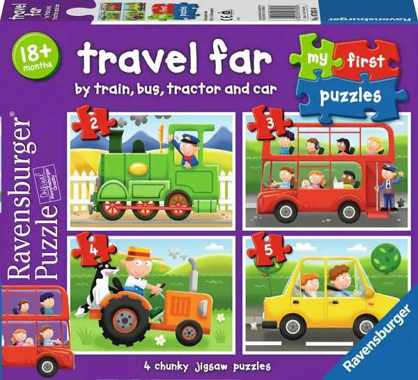 Ravensburger: Travel Far My First Puzzle 2/3/4/5pc