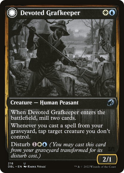 Devoted Grafkeeper // Departed Soulkeeper [Innistrad: Double Feature]