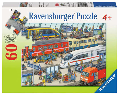 Ravensburger: Railway Station Puzzle 60pc